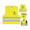 Safety Vest With Zippered Pouch
